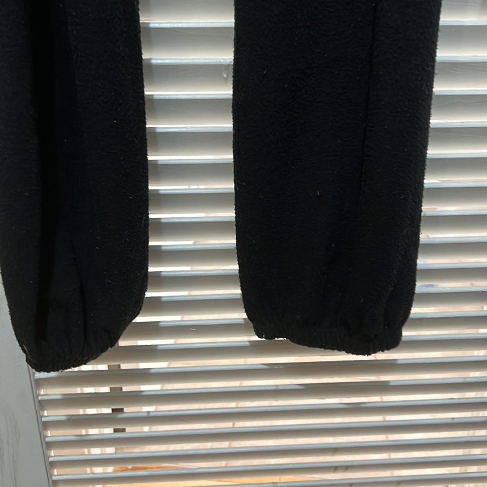 Wildfox Solid Black Basic Tracksuit Full Zip Hood… - image 6